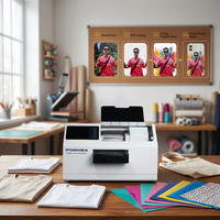Imprimante à plat tout-en-un automatique PodNEX A3 DX7 nouvelle génération, jet d'encre UV CMYK, 2400 DPI, contrôle Android, pour coques de téléphone/Airpods
