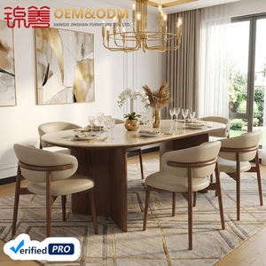 <span class=keywords><strong>Tavolo</strong></span> da Pranzo all'Ingrosso <span class=keywords><strong>di</strong></span> Tendenza con Supporto in Legno Massello e Piano in Lastra <span class=keywords><strong>di</strong></span> Roccia <span class=keywords><strong>di</strong></span> Travertino in Stile Moderno per Sala da Pranzo - Product Image 4