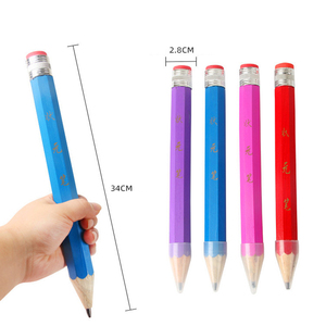 Logo personnalisé Cadeau Enfants Jumbo Jouet 1.5cm/2.5cm/3.5cm Diamètre Grand <span class=keywords><strong>Crayon</strong></span> Géant Hb avec <span class=keywords><strong>Taille</strong></span>-<span class=keywords><strong>Crayon</strong></span> - Product Image 2
