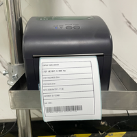 Timbangan Platform Barcode DENVEN dengan Pencetak Label, Kapasitas 500kg, Baja Anti Karat, Layar LED, Timbangan Elektronik, OEM ODM, Garansi 1 Tahun