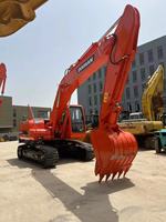 Excavadora hidráulica de cadenas DOOSAN DH220LC-7 usada, en buen estado, 95% nueva, con precio descontado y alta calidad, en venta.
