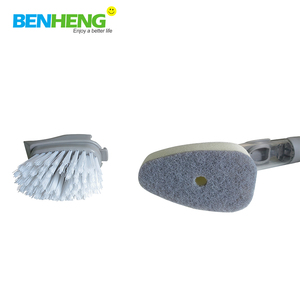 Cepillo multifuncional para fregar platos de cocina con mango largo para lavar, cepillo de limpieza, dispensador de líquidos, toallita para lavar ollas - Product Image 3