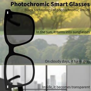 Gafas Inteligentes, Bluetooth, Lentes Fotocromáticas, <span class=keywords><strong>Audio</strong></span> Inalámbrico, Diseño Open Ear, con Micrófono, Traducción por IA, Soporte para Música y Llamadas - Product Image 6