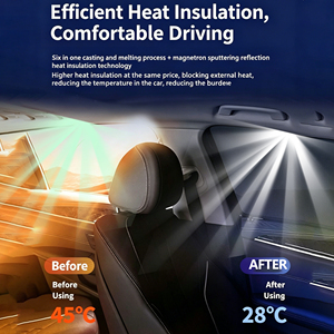 Pellicola per Finestrini Auto 3m ad Alta Privacy, Effetto <span class=keywords><strong>Specchio</strong></span> Unidirezionale, Anti-Sbiadimento, Protezione UV, Qualità Premium - Product Image 6