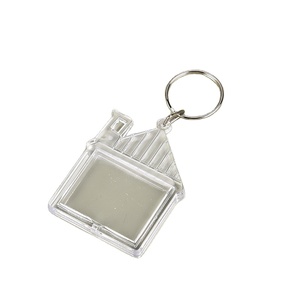 Llavero acrílico con forma de Casa personalizada, venta al por mayor, en blanco, álbum de fotos de plástico, sublimación - Product Image 2