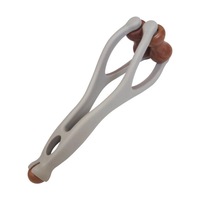 Rouleau de jade en pierre Bian, masseur manuel pour doigts, pour le drainage des méridiens, amincissant, pour le massage par raclage des doigts, portable et écologique