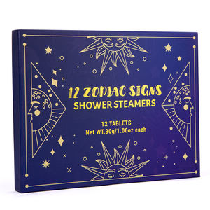 Ensemble de tablettes Cleverfy Shower Steamers avec 12 signes du zodiaque - Product Image 3