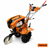 Mini Motocultor Diésel de Grado Comercial con Conexión Directa, Motor de 4 Tiempos Refrigerado por Aire, Tanque de Combustible de 2.5L para Venta al por Mayor en Zonas Montañosas