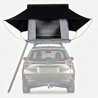 Tentes de toit rigides pour 3-4 personnes, en aluminium, avec fixation pour panneaux solaires, vente en gros, tente de toit 4 saisons
