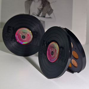 Retro Vinyl Record <strong>Eyeshadow</strong> Palette High Pigment Matte Shimmer Glitter Waterproof Long Lasting <strong>Eyeshadow</strong> Palette <strong>Private</strong> <strong>Label</strong> - Product Image 6