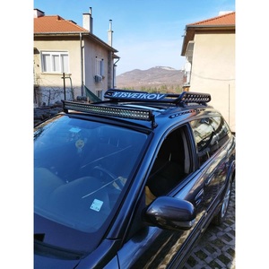 Subaru Outback B13 Roof Rack Cross Bars 2010-2014 <b>Aluminum</b> Black Metal Brackets <b>Luggage</b> Cargo Carrier - Product Image 5