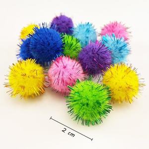 ขายส่งลูกบอลปอมปอมทำมือจากโพลีเอสเตอร์ 100+ ชิ้น คละสี ของเล่นนุ่มนิ่ม สำหรับงานอดิเรก งานฝีมือสร้างสรรค์ DIY - Product Image 3