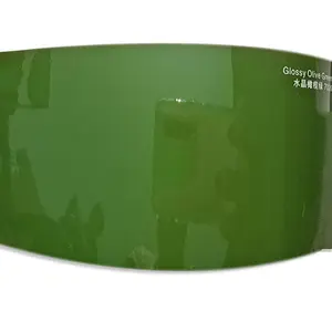 TSAUTOP 1.52*18m Vinyl Glossy Crystal Olive Green Vinyl Wrap Colors Wrapping a Vehicle