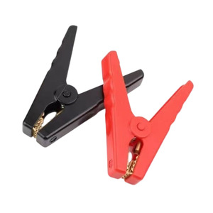 Serre-câbles de batterie 100A rouge noir en plastique pour démarrage d'urgence de véhicules - Product Image 4