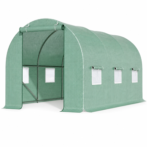 Mini Serra Portatile a Tunnel con Copertura in PE Anti-Gelo, Protezione per Piante Resistente al Freddo per Balcone e <span class=keywords><strong>Giardino</strong></span> - Product Image 3