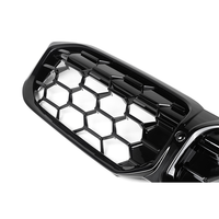 Pour BMW Série 3 G20 G28 LCI 2023+ Grille de calandre avant style diamant noir brillant ABS moulée par injection
