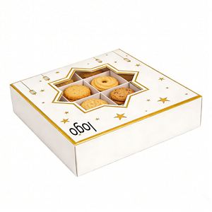 Factory Direct Customizable White Cookie <b>Gift</b> Box With Window & Insert Elegant Ideal for <b>Biscuit</b> & Candy Packaging - Product Image 2
