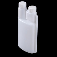 100ml 250ml 500ml 1000ml HDPE bouteille de laboratoire en plastique à Double col distributeur bouteille de dosage à Double chambre pour test