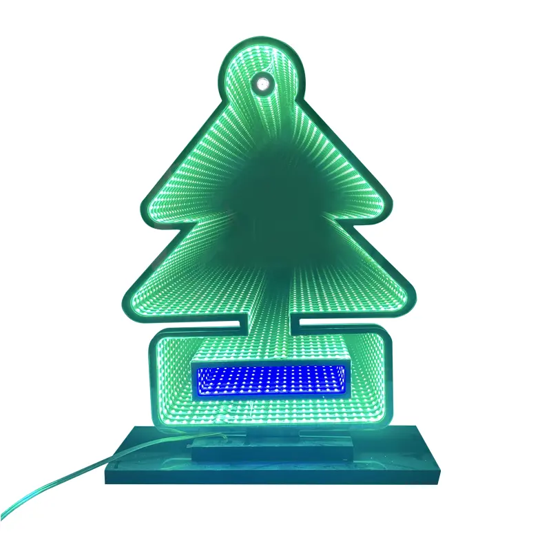 2024 개인화 된 장식 조명 크리스마스 심연 조명 깊은 효과 무한 조명 Led 정원 상업 장식 용품