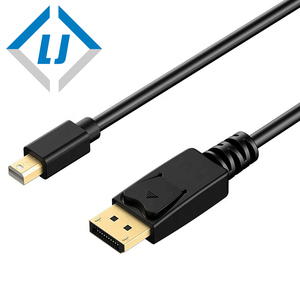 Câble <span class=keywords><strong>DisplayPort</strong></span> vers Mini <span class=keywords><strong>DisplayPort</strong></span> plaqué or 24 carats en PVC + cuivre pur 4K 60HZ - Product Image 1