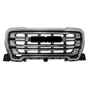 Grille avant pour 2019-2021 GMC SIERRA 1500 SLT sans caméra de vue périphérique pièces automobiles et accessoires gril de voiture GM1200790 84508284