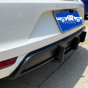 Haosheng Kit de coche fábrica plástico fibra de carbono parachoques trasero labio difusor para Volkswagen VW <span class=keywords><strong>Polo</strong></span> MK5 6C 2014 2015 2016 2017 <span class=keywords><strong>2018</strong></span> - Product Image 4