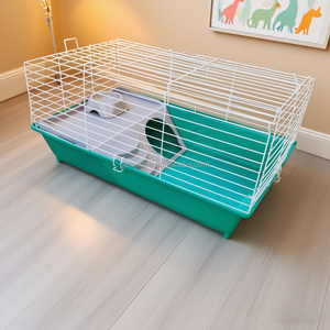 Kit de Cage Habitat pour cochon d'Inde pour petit animal d'intérieur avec bol de cachette et accessoires de bouteille inclus - Product Image 4