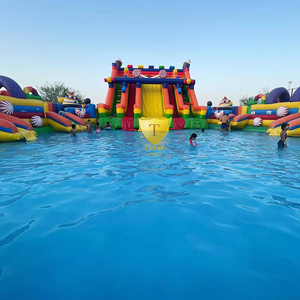 Glissière d'eau gonflable commerciale personnalisé, pour piscine gonflable, prix d'équipement de parc aquatique, pièces - Product Image 6