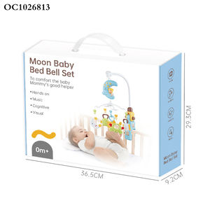 Campana giratoria para cama, música para <span class=keywords><strong>dormir</strong></span>, luz relajante, juguetes colgantes musicales, móvil para bebé, <span class=keywords><strong>cuna</strong></span> y asiento de coche - Product Image 6