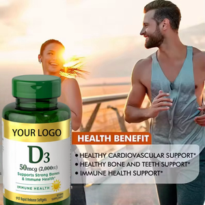Etiqueta Personalizada <span class=keywords><strong>VIT</strong></span> D3 5000 UI <span class=keywords><strong>K2</strong></span>, Cápsulas Blandas Veganas de Vitamina D3 <span class=keywords><strong>K2</strong></span> Liposomal Orgánica para Apoyar el Sistema Inmunitario y la Salud Ósea - Product Image 3