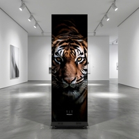 Panneau d'affichage publicitaire LED, écran haute luminosité, écran pliable double face, écran d'affichage LED