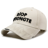 Casquettes de baseball personnalisées en toile lavée avec boutons recouverts de tissu et broderie 3D vieillie pour la vente en gros de chapeaux personnalisés, fourniture de couvre-chefs OEM ODM