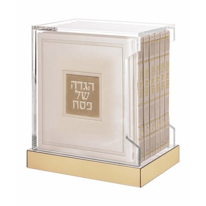 Boîte <span class=keywords><strong>de</strong></span> rangement Lucite Bencher, en acrylique poli or et argent, 6x6, pré-assemblée, support pour livres <span class=keywords><strong>de</strong></span> Judaica pour la maison et la synagogue juives - Product Image 2