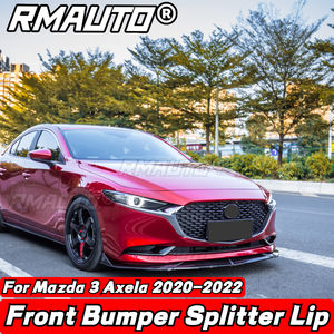Para Mazda 3 Alexa 2020-2022, Kit de carrocería de fibra de carbono para parachoques delantero, alerón, difusor, protector de labio, embellecedor, accesorios para coche - Product Image 1