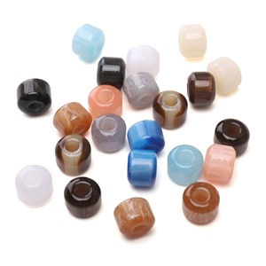 Memory Resin Large Hole Beads 12x10mm 5mm Aperture Loose Beads For DIY Jewelry Making Bracelets Necklaces - Product Image 1