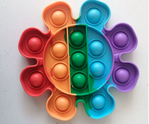 Jouets sensoriels silencieux personnalisés en forme carrée à bulles à éclater, cadeaux promotionnels imprimés sur mesure, vente en gros, anti-stress - Product Image 4