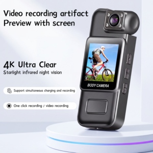 กล้องแอคชั่น M11 4K WiFi กล้องติดตัวแบบพกพาพร้อมหน้าจอแสดงผล กล้องบันทึกวิดีโอพร้อมระบบมองเห็นในเวลากลางคืนด้วยอินฟราเรด กล้องสำหรับกีฬา - Product Image 1