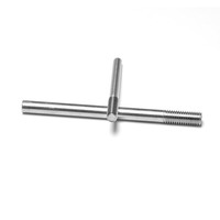 Vis à tête cylindrique à extrémité unique en acier inoxydable 304 de haute qualité, norme DIN, résistante à la corrosion, M4 M5 M6 M8, pour assemblage mécanique