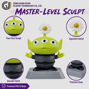 Figurine PVC <span class=keywords><strong>Alien</strong></span> à Trois Yeux, Jouet Spatial Vert, Décoration de Bureau, Cadeau de <span class=keywords><strong>Collection</strong></span>, Vente en Gros Direct Usine - Product Image 3