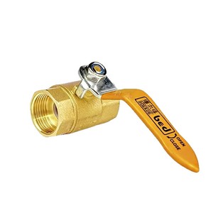 Robinet à boisseau sphérique Good Heart 4 6 1 pouce tout en cuivre à double filetage pour raccord de tuyauterie d'eau et vanne de vidange de plomberie - Product Image 4
