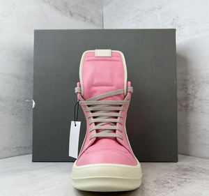 New style fashionable high-top casual shoes with genuine leather and rubber outsole. Men's and women's versions are the same. - Product Image 3