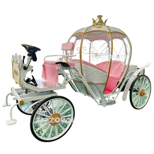 Carruaje Eléctrico de Alta Gama con Diseño de Calabaza de Princesa, Vehículo Turístico sin Caballos con Acabado Personalizado para Actividades Temáticas en Resorts - Product Image 4