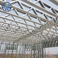 Structure en acier préfabriquée de style industriel, conception libre, entrepôt moderne, atelier, bureau, bâtiment, centre commercial, supermarché, concessionnaires automobiles