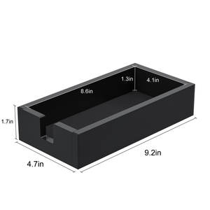 Ev mutfak ofis için masaüstü moda akrilik not defteri peçete kutu tutucu kutu mendil kutu - Product Image 6