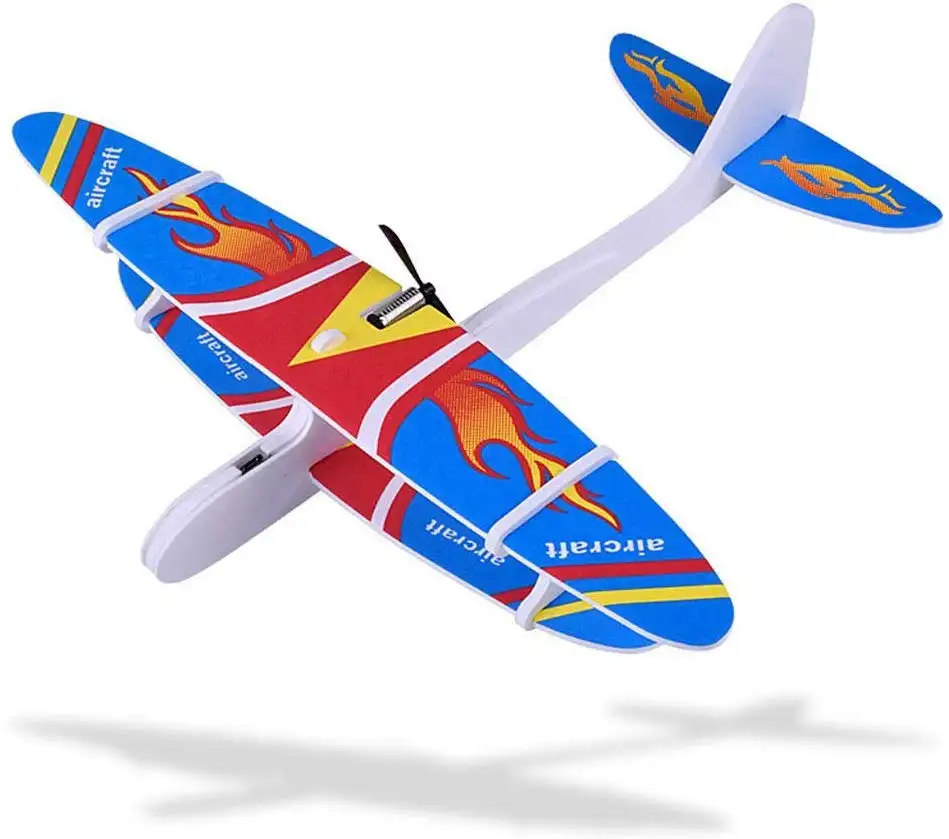 DIY model toy, traveling hand, throwing aircraft, electric hand launching and gliding aircraft