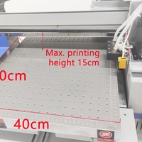 Imprimante jet d'encre UV à plat industrielle haute précision A2 4060, solution d'impression tout-en-un pour le bois, le métal, le verre, les coques de téléphone, le cuir
