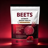Gummies de Betterave pour la Circulation Sanguine et le Soutien du Flux Sanguin, 60 unités, Prêt à Expédier, Complément pour la Santé Cardiaque et le Bien-être, Vente Directe Usine