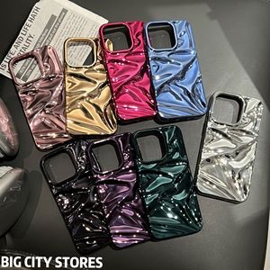 Electroplate Wave trường hợp đối với <span class=keywords><strong>iPhone</strong></span> 16 Pro TPU Cover quay lại cho <span class=keywords><strong>iPhone</strong></span> 16 cộng với 15 14 13 LN007 - Product Image 2