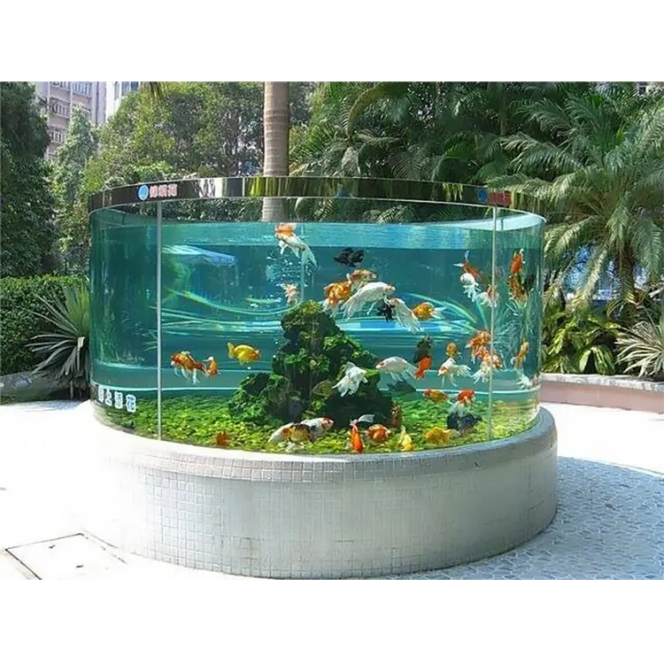 Nhà Sản Xuất Đèn Flash Bán Lớn Xi Lanh Acrylic Lớn Aquarium Fish Tank Cho Bán