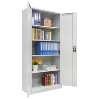 Archivador Metálico de Doble Puerta - Diseño Moderno para Oficina, Taller y Dormitorio